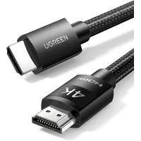 Кабель мультимедійний HDMI M to HDMI M 1.0m V2.0 4K Ugreen (30999)