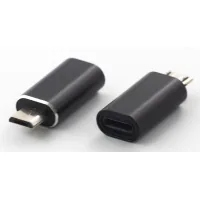 Adapter Lightning (female) to microUSB (male) black Dengos (ADP-012)