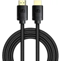Кабель мультимедійний HDMI M to HDMI M 1.0m V2.1 Baseus (CAKGQ-J01)