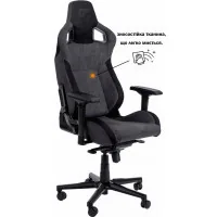 Крісло ігрове GT Racer X-8005 Dark Gray/Black Suede
