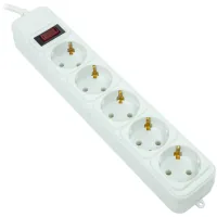 Mains power supply filter PowerPlant 5m, 5 outlets, Euro, 100% copper (JY-1056/5B) (EX610587)