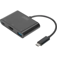 Adapter USB-C to HDMA 2xUSB Digitus (DA-70855)