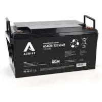 Battery for UPS AZBIST 12V 65 Ah Super AGM (ASAGM-12650M6)