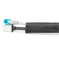 Тримач для кабелю Digitus Cable Tube, 2m, black (DA-90507)