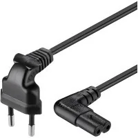 Кабель живлення C7 1.2m 0.5mm Voltronic (PC-184/2 CEE7/16-C7 CU12)
