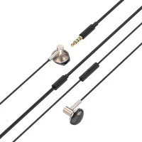 Headphones ColorWay Slim 3.5 mm Wired Earphone Blast 2 Black (CW-WD02BK)