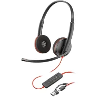 Headphones Poly Blackwire 3220 USB-A/C (8X228AA)