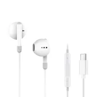 Headphones Ergo VM-730 Type-C Earphones White (VM-730W)