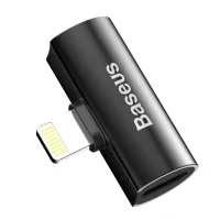Adapter L46 Lightning (1 Male / 2 Female) Black Baseus (CAL46-01)