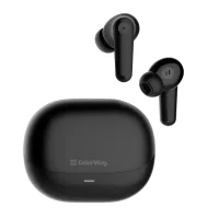 Headphones ColorWay Slim TWS-1 Earbuds Long Life Black (CW-TWS1BK1)