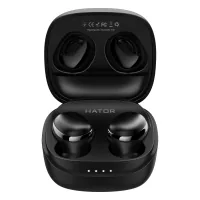 Headphones Hator Hyperpunk Truedots SyncHUB Black (HTA411)