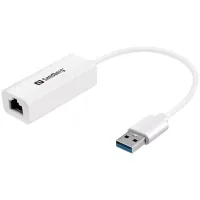 Adapter USB 3.0 AM to RJ45 Ethernet 1000Mbps Sandberg (133-90)