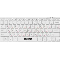 Клавіатура Maxxter KBM-C01W-UA USB UA White (KBM-C01W-UA)