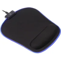 Mouse pad Maxxter MMP-LEDPAD-BK RGB Black (MMP-LEDPAD-BK)