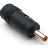 Перехідник DC 5.5x2.1mm (мама) - 3.5х1.35mm (папа) Red Voltronic (22516 / YT-A-5.5x2.1F/3,5х1,35M-R)