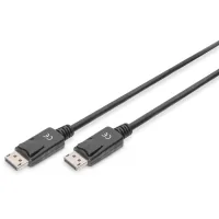 Кабель мультимедійний DisplayPort M to DisplayPort M 3.0m 4K black Digitus (AK-340100-030-S)