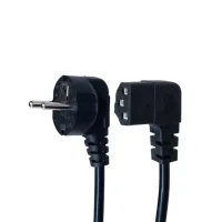Кабель живлення C13 1.8m 90° corner black Armorstandart (ARM73124)