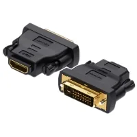 Перехідник DVI(24+1) Male to HDMI Female black Vention (ECDB0)