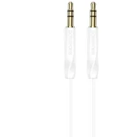 Кабель мультимедійний 3.5mm M to 3.5mm M 16 white BOROFONE (6974443389173)