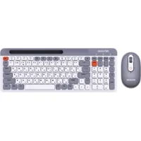 Комплект Maxxter KMS-WCM-03G-UA Wireless Gray/White (KMS-WCM-03G-UA)
