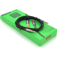 Multimedia cable 3.5mm M to 3.5mm M 1.0m black iKAKU (YT-AUXGJ(M)/(M)-KSC-389-B)