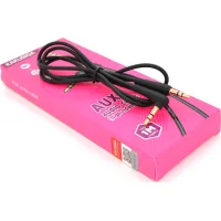 Multimedia cable 3.5mm M to 3.5mm M 1.0m black iKAKU (YT-AUXGJ(M)/(M)-KSC-521-B)