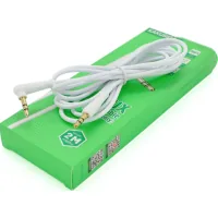 Multimedia cable 3.5mm M to 3.5mm M 2.0m white iKAKU (YT-AUXGJ(M)/(M)-KSC-522-W)