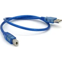 Printer cable USB 2.0 AM/BM 0.5m blue Ritar (YT-AM/BM-0.5TBL)