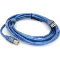 Printer cable USB 2.0 AM/BM 3.0m ferrite blue Ritar (YT-AM/BM-3.0TBL)