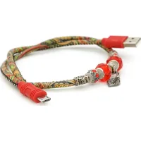 Data cable USB 2.0 AM to Micro 5P 0.5m 2.4A red iKAKU (YT-iK/PT-MR)