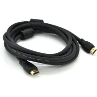 Кабель мультимедійний HDMI M to HDMI M 2.0m V2.0 4K black Ritar (HDMI(M)/(M)V2.0-2m-347B)