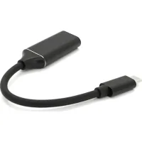 Adapter USB-C to HDMI F 0.1m 4K black Voltronic (YT-C-Type-C(M)/HDMI(F)Bk)