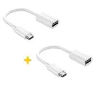 Adapter OTG USB 2.0 AF to Micro 5P 0.11m 2PCS white XoKo (XK-AC130-WH2)