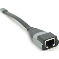 Adapter USB-C to RJ45 0.18m 1000Mbps black Voltronic (YT-Type-C(M)/RJ-45(F)/27032)