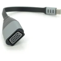 Adapter USB-C M to VGA F 0.18m black-gray Voltronic (YT-Type-C(M)/VGA(F)-18cm/27031)