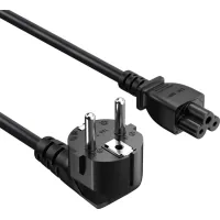 Кабель живлення C5 1.0m black ColorWay (CW-CBP084-BK)