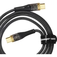 Data cable USB-C to USB-C 1.0m 100W black Essager (EXCTT1-XJ01-P)