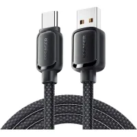 Data cable USB 2.0 AM to USB-C 1.0m 7A black Essager (EXCT-TD01-P)