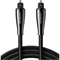 Кабель мультимедійний Optical Toslink 2.0m AV108 black Ugreen (10540)