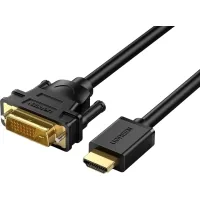 Кабель мультимедійний HDMI M to DVI M 3.0m HD106 black Ugreen (10136)