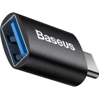 Adapter OTG USB 3.1 AF to USB-C black Baseus (ZJJQ000001)