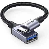 Adapter OTG USB 3.0 AF to USB-C 0.1m US378 black Ugreen (70889)