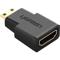 Adapter Mini HDMI M to HDMI F black Ugreen (20101)