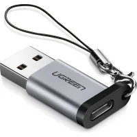 Adapter USB 3.0 AM to USB-C F gray Ugreen (50533)