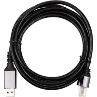 Data cable USB AM to RJ45 Ethernet 2.0m CAT6 UTP PowerPlant (CA914982)