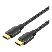 Кабель мультимедійний HDMI M to HDMI M 10.0m 4K30Hz cotton braided black Vention (ALLBL)