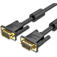 Кабель мультимедійний VGA M to VGA M 5.0m black Vention (DAEBJ)