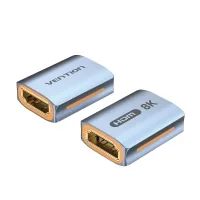 Adapter HDMI F to HDMI F 8K Aluminum black Vention (AIUH0)
