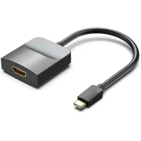Adapter USB-C to HDMI 0.15m black Vention (TDCBB)