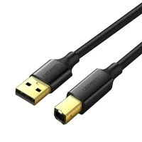 Printer cable USB 2.0 AM/BM 1.5m Black Ugreen (10350)
